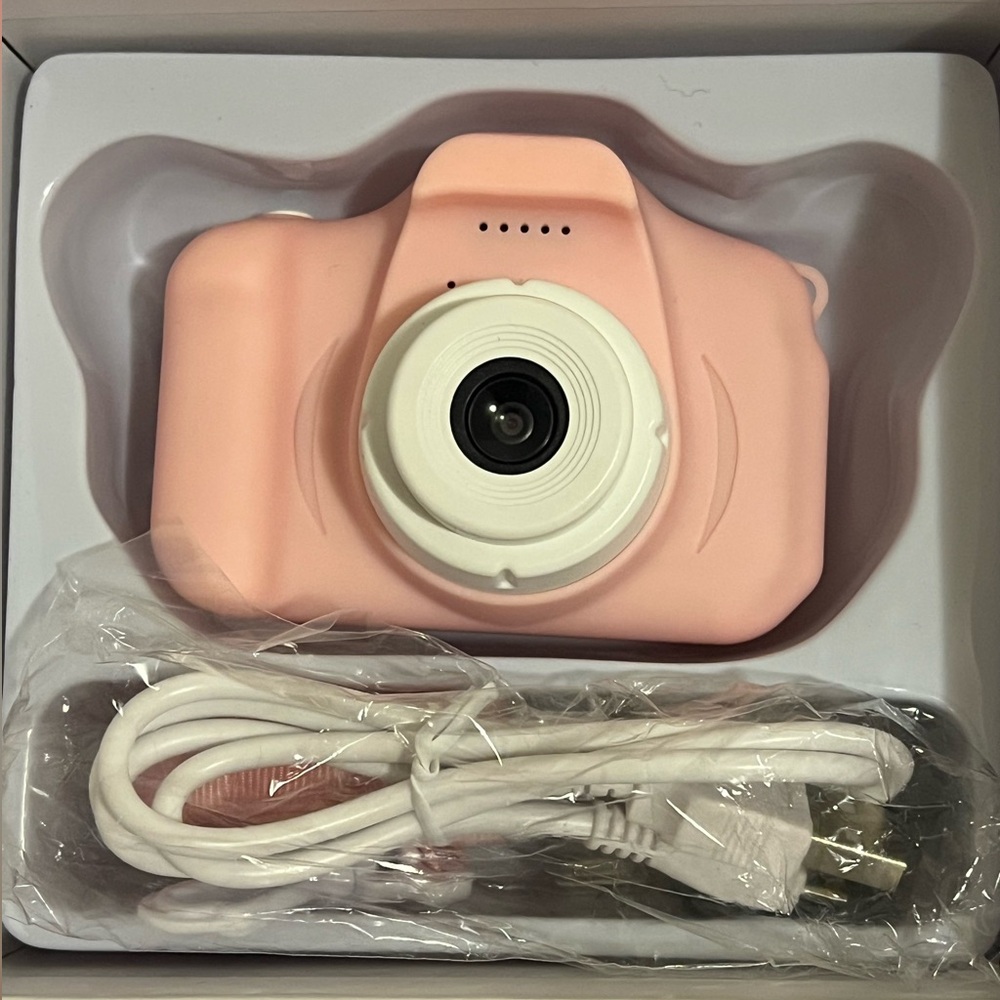 Pink digital camera
